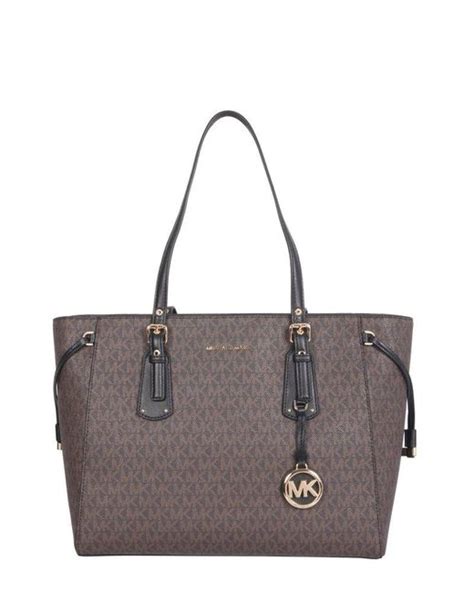 Michael Michael Kors Voyager Logo Medium Tote Bag Lyst Uk