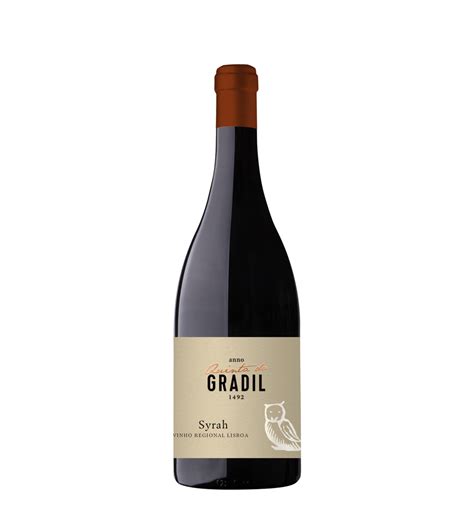 Vinho Tinto Quinta do Gradil Syrah 2020 75cl Lisboa Envio grátis VINHA