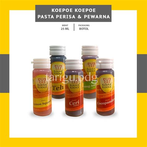 Koepoe Koepoe Perisa Food Pasta 25ml Butterfly Aroma Paste Food