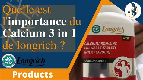 L Importance Du Calcium Croquant Trois En Un De Longrich Youtube