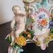 Antique Meissen Rococo Porcelain Figural Putti Flower Encrusted