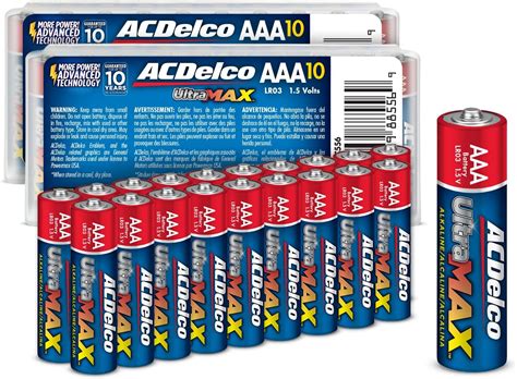 Amazon Powermax ACDelco UltraMAX 20 Count AAA Batteries Alkaline