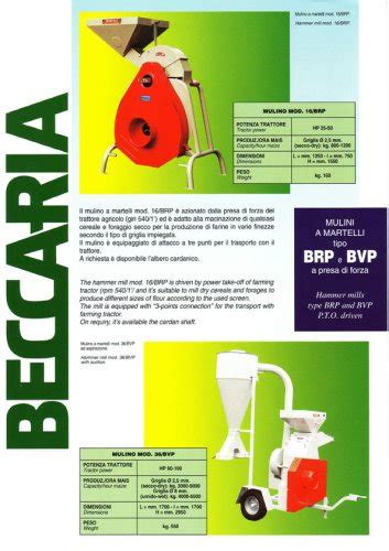 Tutti I Cataloghi E Le Schede Tecniche Beccaria S R L