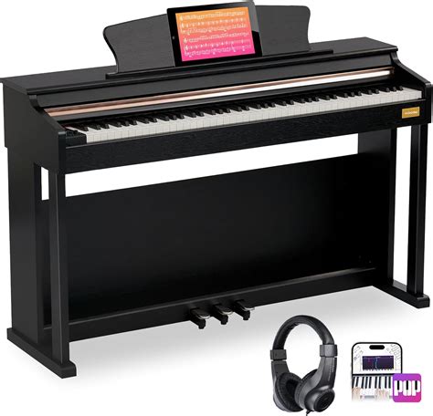 Amazon Donner Ddp Graded Hammer Action Weighted Digital Piano