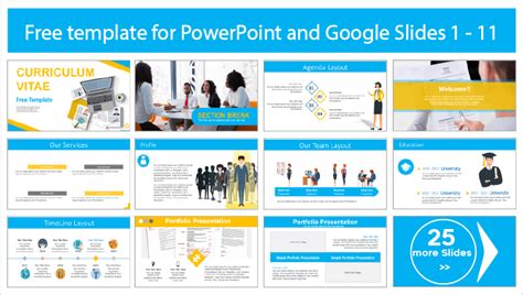 Modern Resume Template - PowerPoint Templates and Google Slides