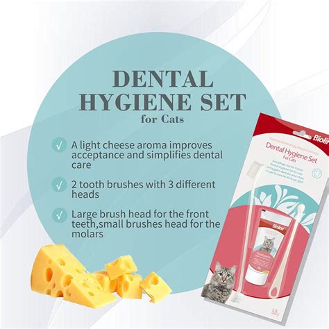 Dental Hygiene Set For Cats Bioline