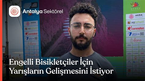 Engelli bisikletçiler için yarışların gelişmesini istiyor YouTube