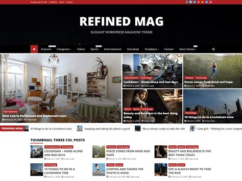 Refined Mag Wordpress Theme Wordpress Org