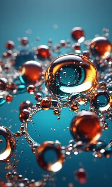 Premium Ai Image Water Bubbles In A Glass Of Water