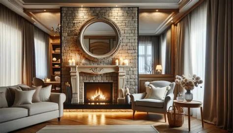 How To Hang Mirror On Stone Fireplace Step By Step Guide