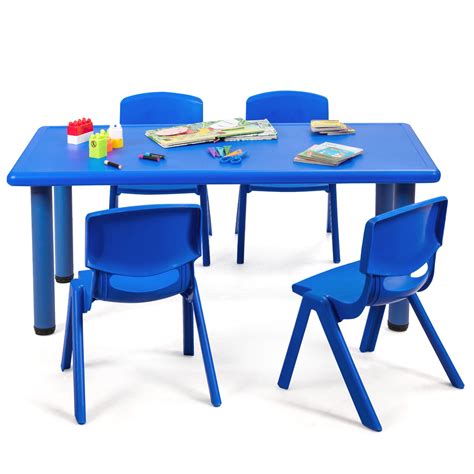 childrens desk and chair set 4
