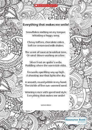 A Mindfulness Poem And Colouring Sheet To Help Children To Focus On The