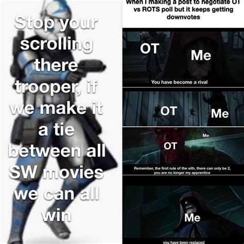 My meme trilogy complete : r/PrequelMemes