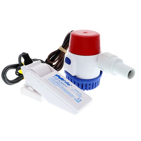 Rule 500 Gph Standard Bilge Pump Kit Wfloat Switch 12v