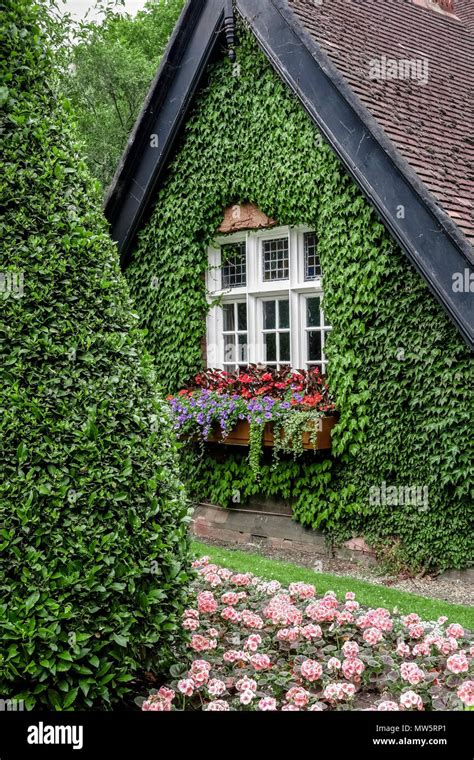 Sloping Roof Ivy Covered House St Stephens Green Public Victorian Hi