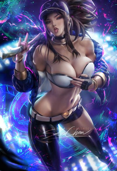 One Of The Nsfw Variation Of K Da Akali 3