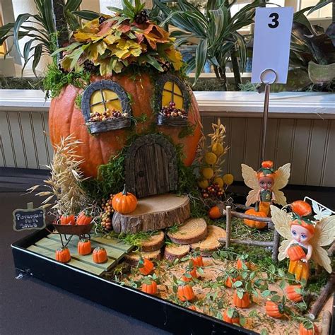 Pumpkin Fairy House In Pumpkin Fairy House Halloween Fairy