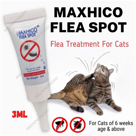 Maxhico Flea Spot Anti Flea Treatment For Cat Ubat Kutu Kucing