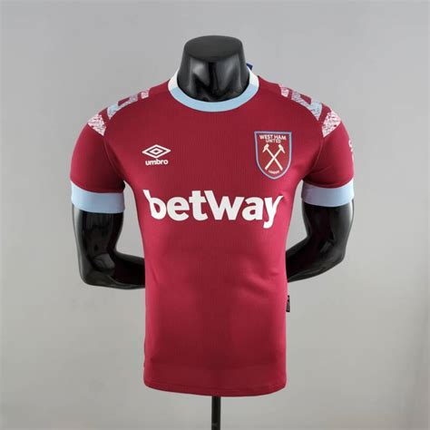 Camiseta West Ham United segunda equipación versión jugador 2023 2024