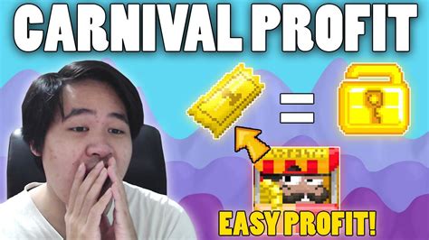 Tips Lazy Profit Di Event Carnival Growtopia Indonesia Youtube