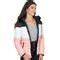 Jaqueta Puffer Dupla Face Feminina Tricolor Lisa Capuz Compre Agora