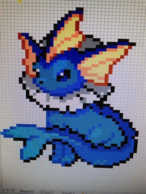 Excel Pixel Art Pokemon