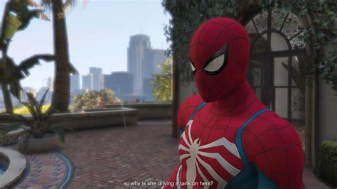 Marvel S Spider Man Advanced Suit Retexture Gta Mods