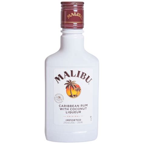 MALIBU RUM COCONUT 200ML - Mesa Liquor