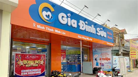 Hệ thống cửa hàng shop mẹ và bé Gia Đình Sữa Shop Gia Đình Sữa