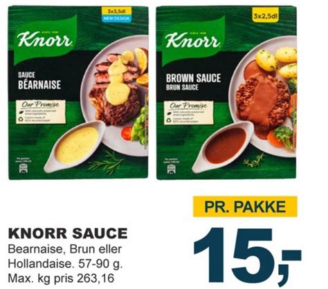 Knorr Sauce Pulver Let K B November Alle Tilbudsavis