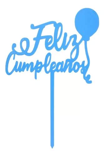 Topper Adorno Cartel Pincho Torta Feliz Cumplea Os Cake