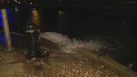 Water Gushes From Fire Hydrant In West El Paso