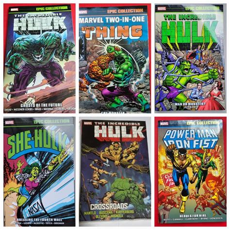 Marvel Epic Collection Marvel Two In One Cry Monster She Hulk Breaking The Fourth Wall Hulk Man