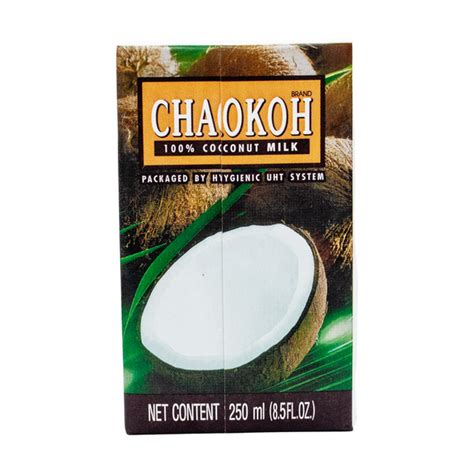 Thai Coconut Milk Cream Uht 250ml By Chaokoh Thai Food Online