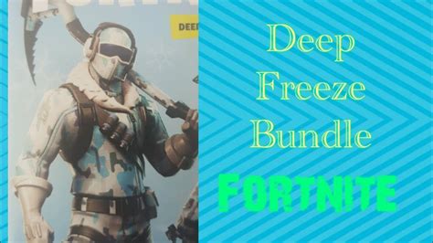 How To Redeem The Deep Freeze Bundle Fortnite Youtube