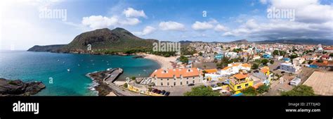 Aerial View Of Tarrafal Beach In Santiago Island In Cape Verde Cabo