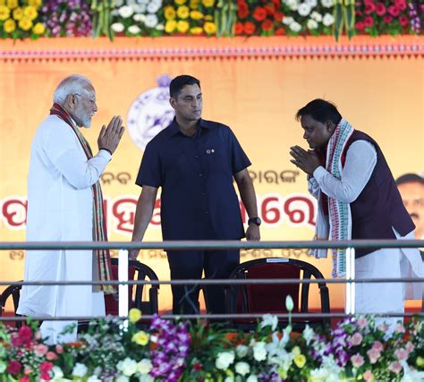 Pm Attends Oath Taking Ceremony Of New Odisha Government Prime