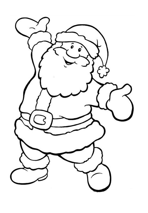 Mikołaj do wydruku Szukaj w Google Santa coloring pages Printable