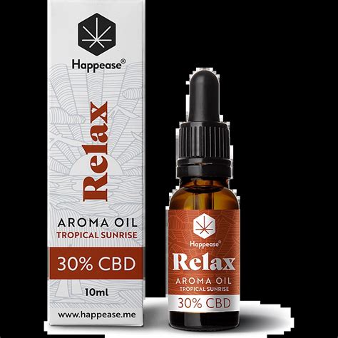 Aceite Cbd Happease Relax Aroma Tropical Sunrise Full Spectrum