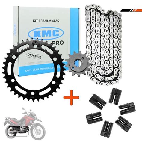 Kit Relação Bucha Coxim Coroa Xre 300 2009 a 2024 Kmc Pro Brandy