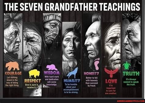 THE SEVEN GRANDFATHER TEACHINGS COURAGE Americas Best Pics And Videos