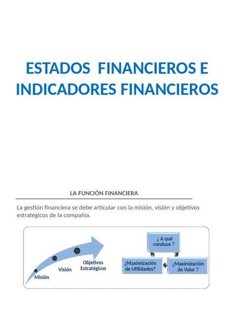 Clase 2 Analisis Del Los Estados Financieros Pdf Business