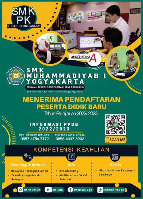 Pendaftaran Peserta Didik Baru Smk Muhammadiyah Yogyakarta Tahun