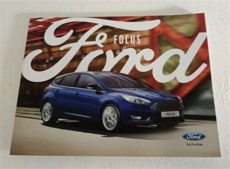 Ford Focus Brochure September 2016 EBay