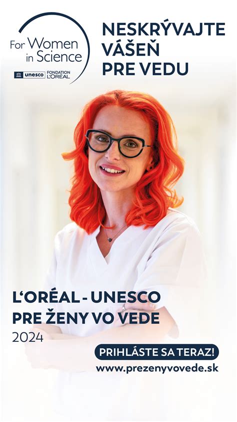 Registrácia do 8 ročníka L Oréal UNESCO Pre ženy vo vede je