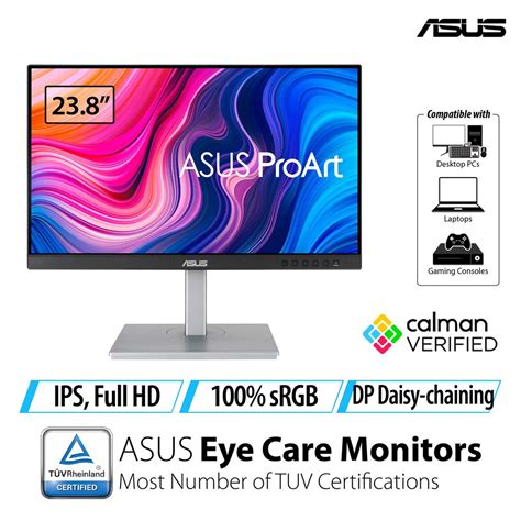 ASUS ProArt Display PA247CV Professional Monitor 23 8 Inch IPS Full