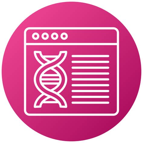 Bioinformatics Generic gradient fill icon