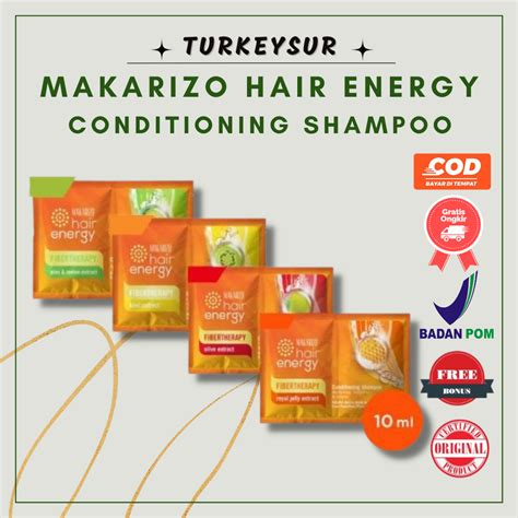 Makarizo Hair Energy Conditioning Shampo Shampoo Sampo Ml Sachet Kiwi