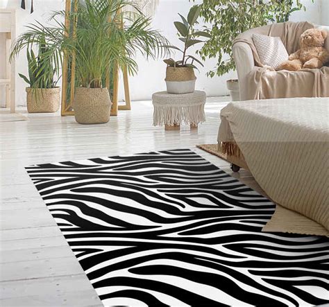 Tapis Vinyl Chambre Imprim Z Bre Tenstickers