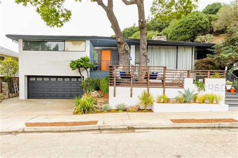 16 Inspiring Curb Appeal Transformations Mid Century Modern Exterior Curb Appeal House Exterior